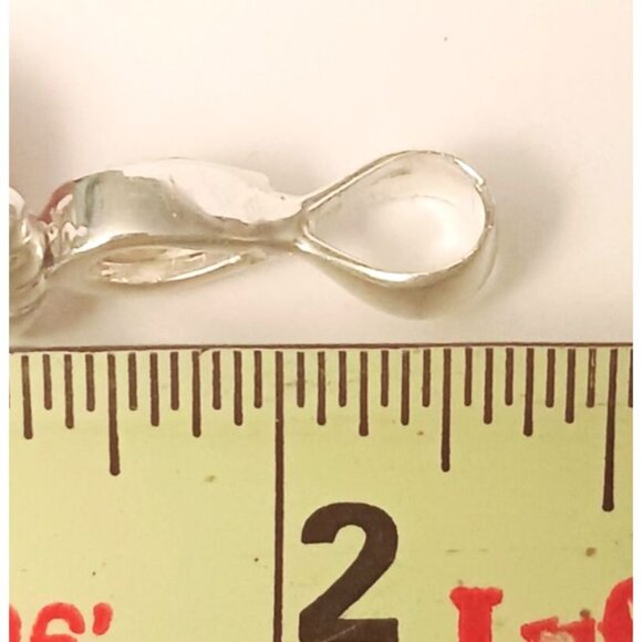 Sunstone and Citrine Sterling Silver hinged Pendant (1604) - Picture 5 of 6